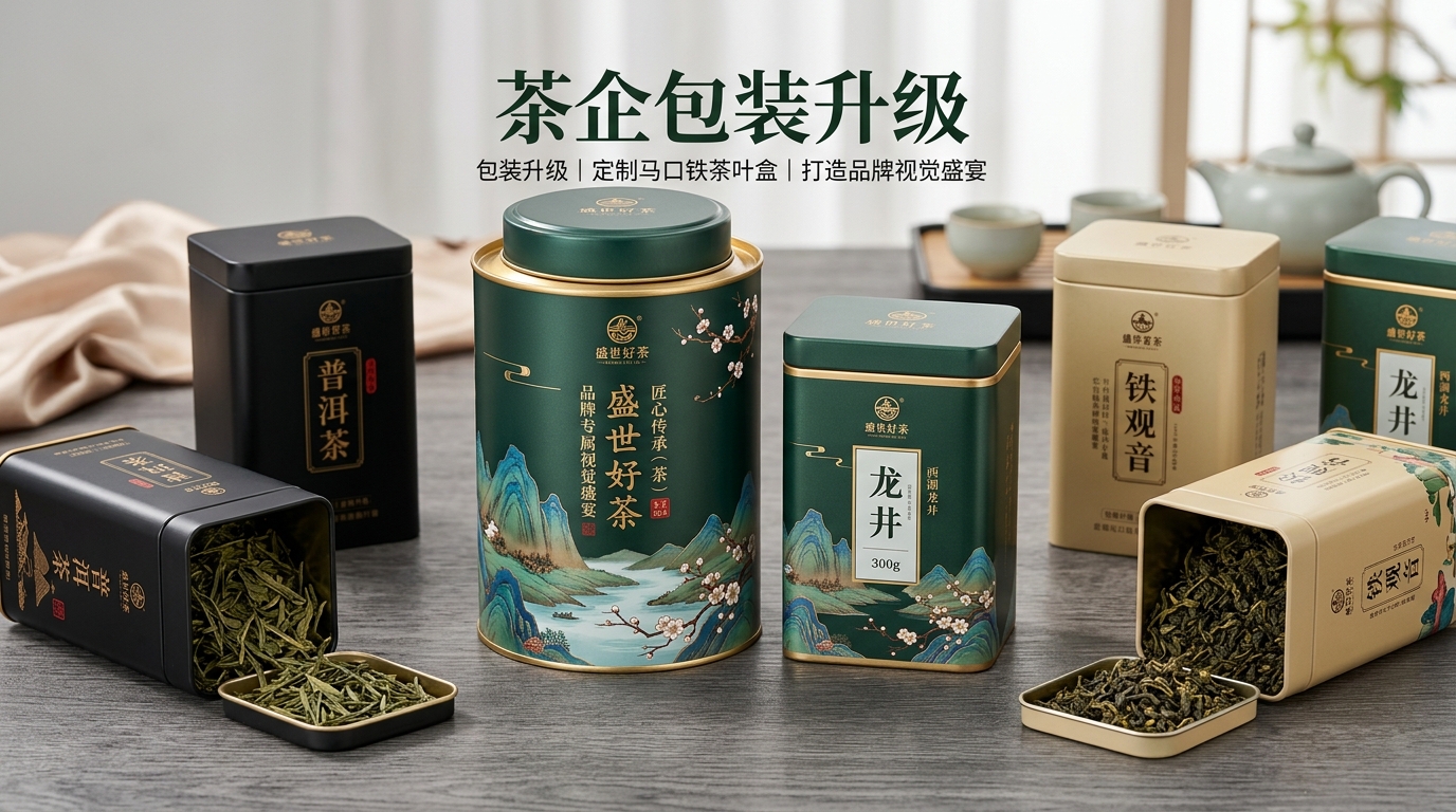 茶企包装升级：定制马口铁茶叶盒，如何打造品牌专属视觉盛宴？